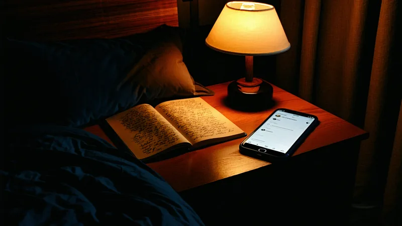 Multi-caregiver hand-off article cover — shared log on two phones
